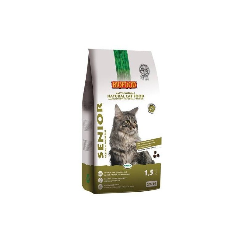 Alimento seco para gato mayores Biofood